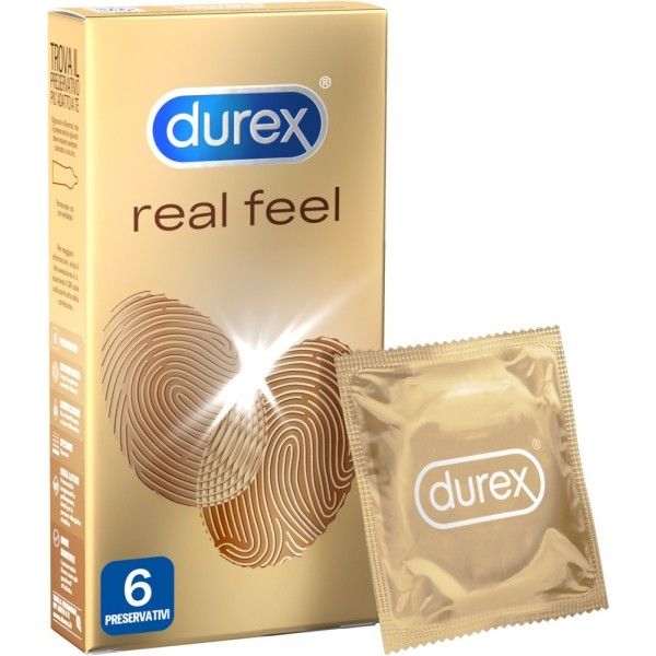 Preservativi Real feel Durex 6 pz