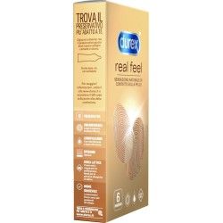 Preservativi Real feel Durex 6 pz Preservativi Real feel Durex 6 pz