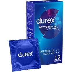 Preservativi settebello Jeans Durex 12 pz Preservativi settebello Jeans Durex 12 pz