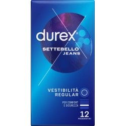 Preservativi settebello Jeans Durex 12 pz Preservativi settebello Jeans Durex 12 pz