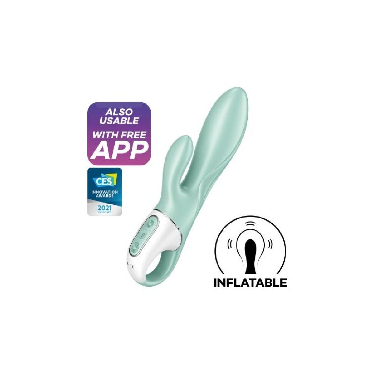 Vibratore rabbit gonfiabile satisfyer