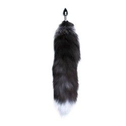 Plug anale con coda Black & White Fox Tail S Plug anale con coda Black & White Fox Tail S