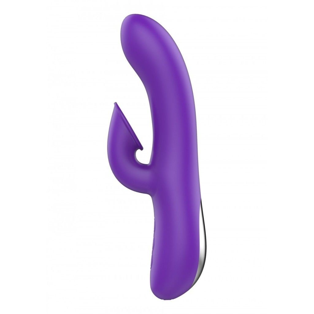 Vibratore rabbit doppio stimolatore vaginale succhia vagina dildo fallo vibrante in silicone impermeabile ricaricabile