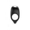 Anello pene vibrante Satisfaction nero Anello pene vibrante Satisfaction nero