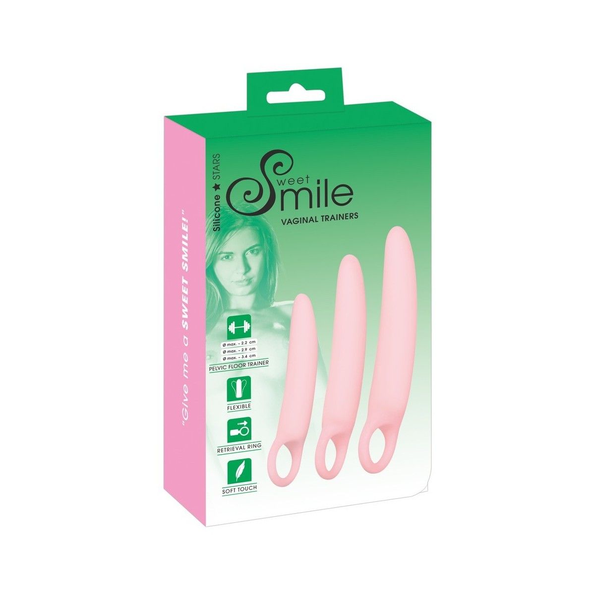 Vaginal trainers set 3 pz dildo in silicone