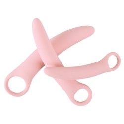 Set 3 pz dildo silicone per training vaginale Set 3 pz dildo silicone per training vaginale