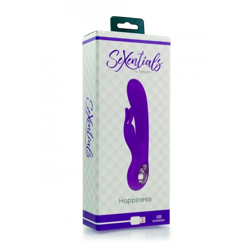 Vibratore rabbit in silicone dildo fallo doppio stimolatore clitoride vibrante sex toy