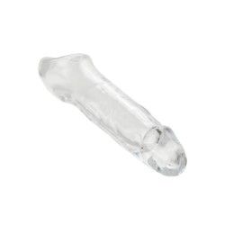 Guaina pene con anello trasparente 18 cm Guaina pene con anello trasparente 18 cm