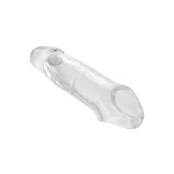 Guaina pene con anello trasparente 18 cm Guaina pene con anello trasparente 18 cm