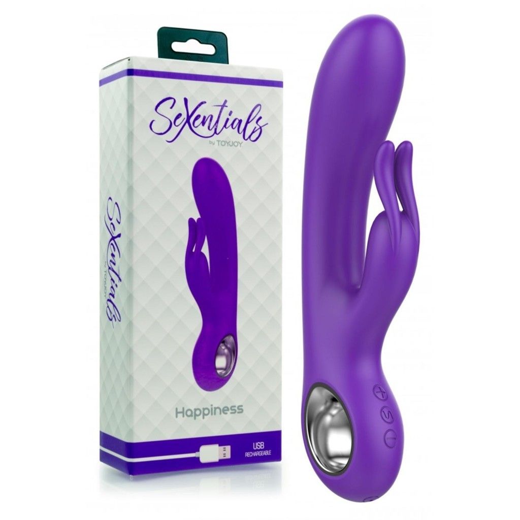 Vibratore rabbit in silicone dildo fallo doppio stimolatore clitoride vibrante sex toy