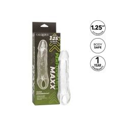 Guaina pene con anello trasparente 18 cm Guaina pene con anello trasparente 18 cm