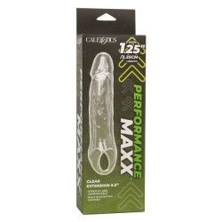 Guaina pene con anello trasparente 18 cm Guaina pene con anello trasparente 18 cm