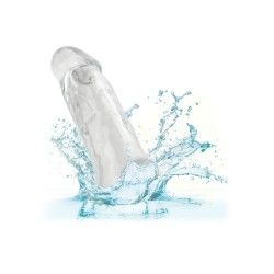 Guaina pene con anello trasparente 21 cm Guaina pene con anello trasparente 21 cm