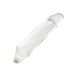 Guaina pene con anello trasparente 23.5 cm Guaina pene con anello trasparente 23.5 cm
