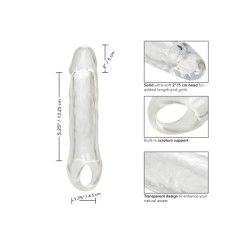 Guaina pene con anello trasparente 23.5 cm Guaina pene con anello trasparente 23.5 cm