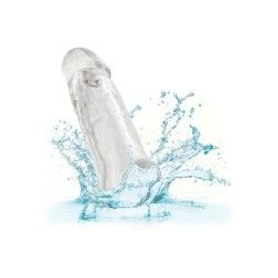 Guaina pene con anello trasparente 23.5 cm Guaina pene con anello trasparente 23.5 cm