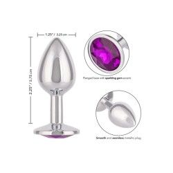 Plug anale con pietra Jewel Amethyst Small Plug anale con pietra Jewel Amethyst Small
