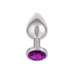 Plug anale con pietra Jewel Amethyst Large Plug anale con pietra Jewel Amethyst Large