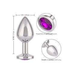 Plug anale con pietra Jewel Amethyst Large Plug anale con pietra Jewel Amethyst Large