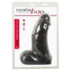 Fallo XL realistico 22 cm Real Giant nero Fallo XL realistico 22 cm Real Giant nero