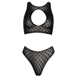 Completo intimo top e slip con strass Completo intimo top e slip con strass