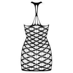 Mini abito sexy a rete con perizoma Mini abito sexy a rete con perizoma