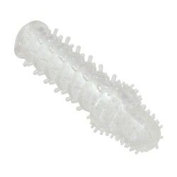 Guaina fallica stimolante trasparente Guaina fallica stimolante trasparente