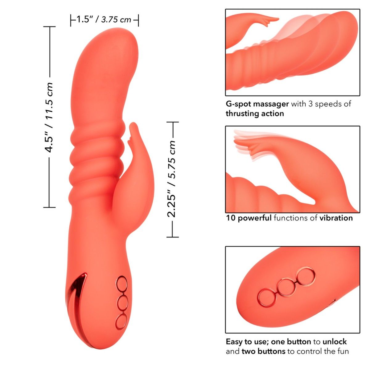 Vibratore rabbit multi funzione