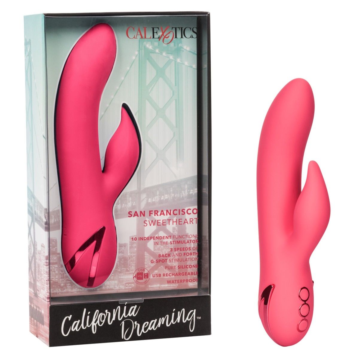 Vibratore rabbit rosa per punto G