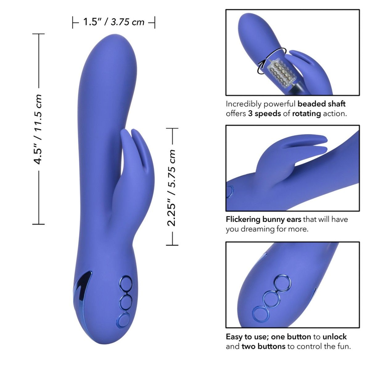 Vibratore rabbit vaginale viola