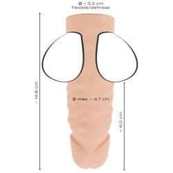 Guaina fallica doppia penetrazione 15 cm Guaina fallica doppia penetrazione 15 cm
