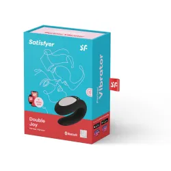 Vibratore coppia Double Joy nero Satisfyer Vibratore coppia Double Joy nero Satisfyer