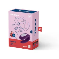 Vibratore coppia Double Joy viola Satisfyer Vibratore coppia Double Joy viola Satisfyer