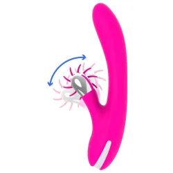 Vibratore rabbit con lingue rotanti Vibratore rabbit con lingue rotanti