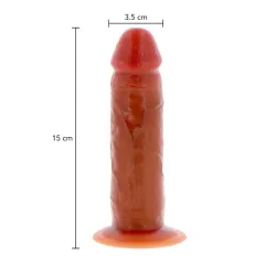 Dildo realistico Silicone Foreskin 15 cm Dildo realistico Silicone Foreskin 15 cm