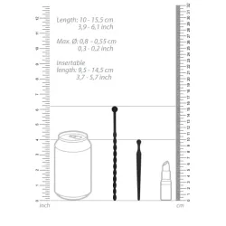 Sonde per uretra nere 2 pz Sonde per uretra nere 2 pz