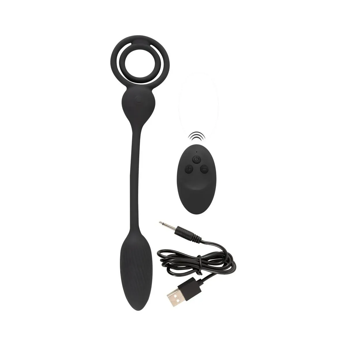 Vibratore anale con anello pene testicoli