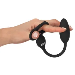Vibratore anale con anello pene testicoli Vibratore anale con anello pene testicoli