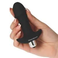 Plug anale mini simil realistico 10 cm nero