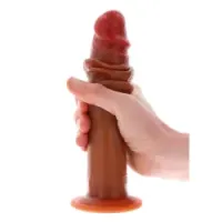 Dildo realistico Silicone Foreskin 22 cm