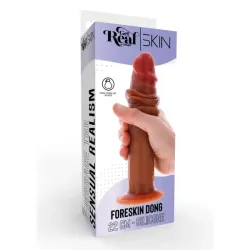 Dildo realistico Silicone Foreskin 22 cm Dildo realistico Silicone Foreskin 22 cm