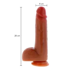 Dildo realistico Silicone Foreskin 20 cm Dildo realistico Silicone Foreskin 20 cm