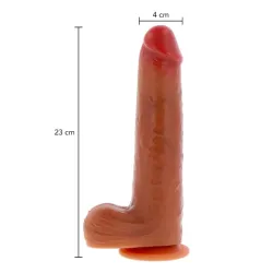 Dildo realistico Silicone Foreskin 23 cm Dildo realistico Silicone Foreskin 23 cm