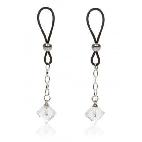 Stringi capezzoli Crystal Gem pendenti