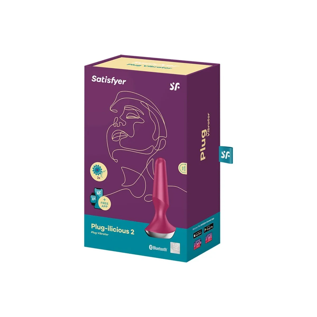 Plug Vibratore Anale ilicious 2 fucsia