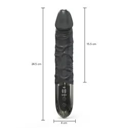Vibratore realistico Anal Power 24,5 cm nero Vibratore realistico Anal Power 24,5 cm nero