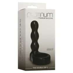 Anello pene con dildo e sfere stimolanti Anello pene con dildo e sfere stimolanti