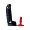 Fallo realistico nero maxi con ventosa 24 cm Fallo realistico nero maxi con ventosa 24 cm