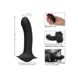 Imbracatura con vibratore telecomandato nero Imbracatura con vibratore telecomandato nero