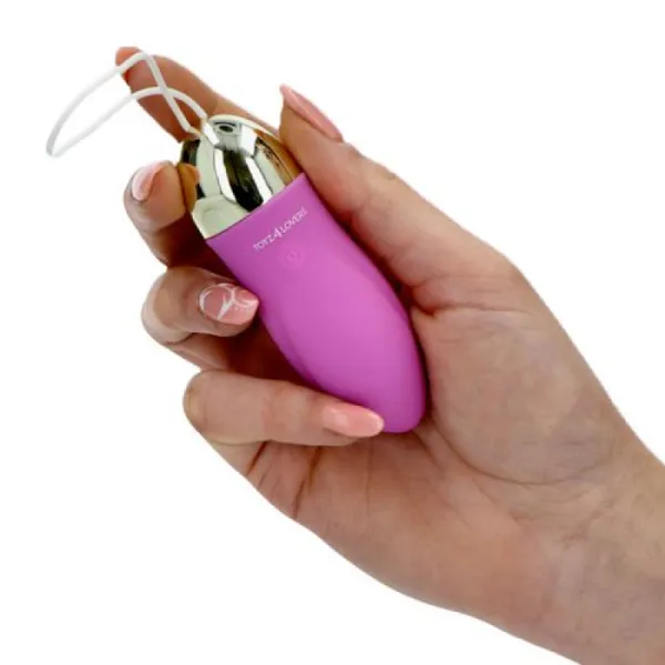 Ovetto vibrante viola Chris con telecomando